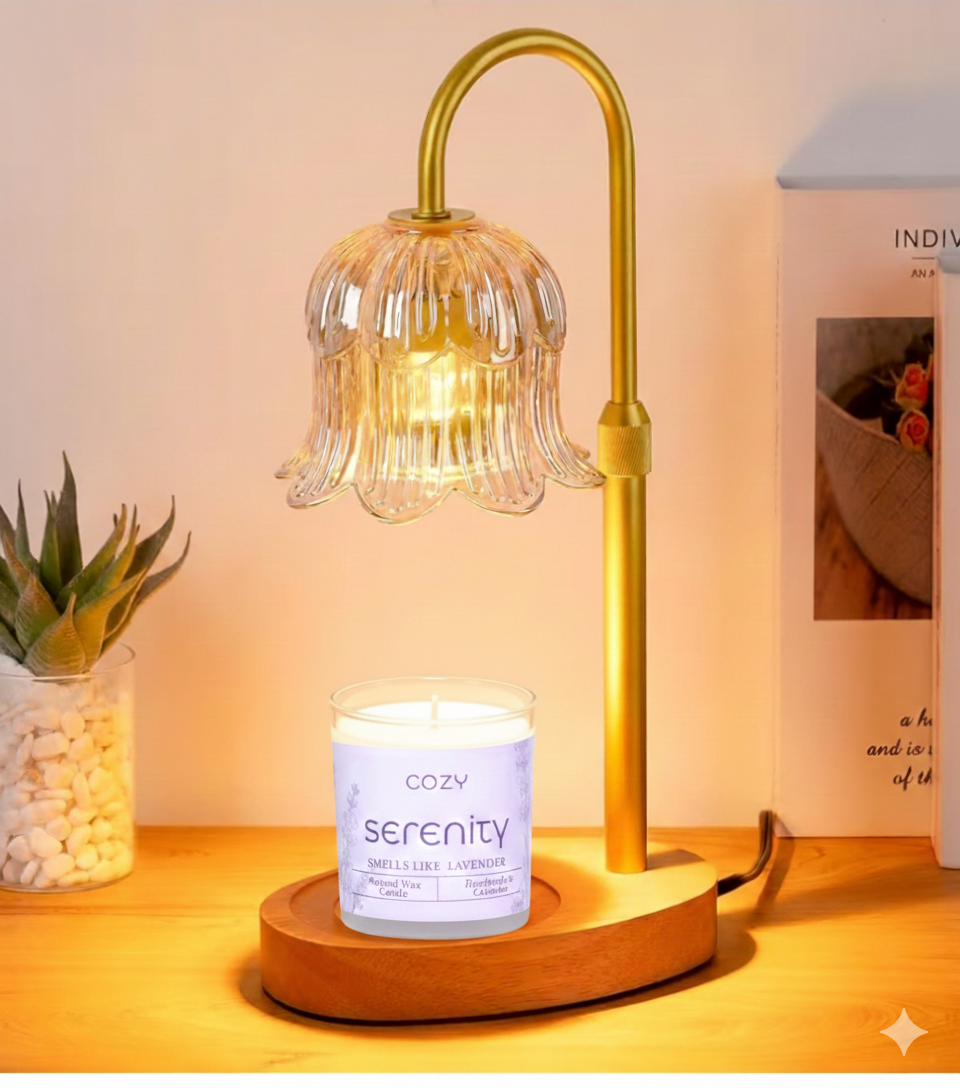 Lámpara para calentar vela